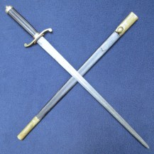 English Circa 1800 Fighting Dirk With Scabbard 1